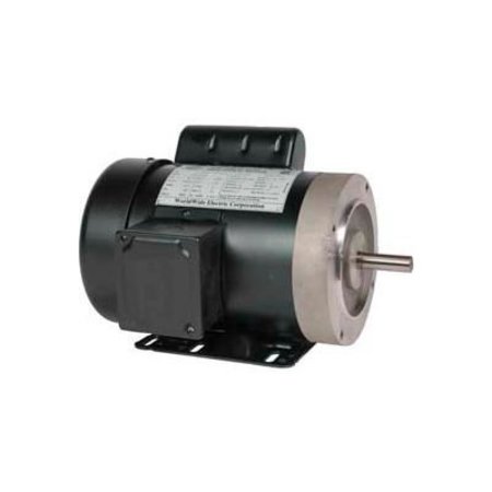 WORLDWIDE ELECTRIC Worldwide Electric Jet Pump Motor NTJ12-36-56JB, GP, TEFC, REM-C, 1 PH, 56J, 115/208-230V, 1/2 HP NTJ12-36-56JB